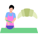 پیش‌نمایش فایل girl-making-croissants-7809089 از پک خوراک‌شناسی