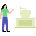 پیش‌نمایش فایل girl-standing-next-to-coffee-grinder-7809096 از پک خوراک‌شناسی
