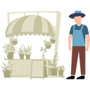 پیش‌نمایش فایل boy-at-plant-shop-7877570 از پک بازار