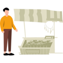 پیش‌نمایش فایل boy-standing-by-fish-stall-7877552 از پک بازار