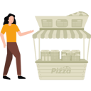 پیش‌نمایش فایل girl-looking-at-pizza-stall-7877556 از پک بازار