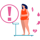 پیش‌نمایش فایل girl-checks-her-weight-on-a-weighing-machine-7889159 از پک وزن و اندازه