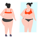 پیش‌نمایش فایل girl-is-checking-her-weight-in-the-mirror-7889155 از پک وزن و اندازه