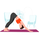 پیش‌نمایش فایل girl-is-exercising-at-home-7889145 از پک وزن و اندازه