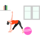 پیش‌نمایش فایل girl-is-exercising-at-home-7889148 از پک وزن و اندازه