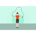 پیش‌نمایش فایل girl-is-exercising-by-jumping-rope-7889153 از پک وزن و اندازه