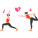 پیش‌نمایش فایل girls-are-exercising-7889158 از پک وزن و اندازه