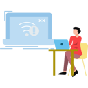 پیش‌نمایش فایل boy-has-no-wifi-connection-7876741 از پک اینترنت اشیاء