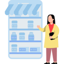 پیش‌نمایش فایل girl-buying-medicine-online-7876731 از پک اینترنت اشیاء