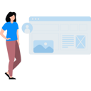 پیش‌نمایش فایل girl-looking-at-web-page-7876721 از پک اینترنت اشیاء