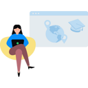 پیش‌نمایش فایل girl-studying-online-7876745 از پک اینترنت اشیاء