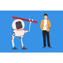 پیش‌نمایش فایل boy-stands-next-to-the-robot-7905630 از پک فعالیت ربات