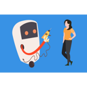 پیش‌نمایش فایل robot-is-holding-a-drill-machine-7905619 از پک فعالیت ربات