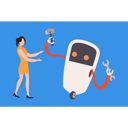 پیش‌نمایش فایل robot-is-holding-a-hammer-and-wrench-7905616 از پک فعالیت ربات