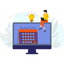 پیش‌نمایش فایل girl-scheduling-meeting-7973851 از پک تنظیم قرار ملاقات