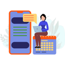 پیش‌نمایش فایل online-appointment-7973845 از پک تنظیم قرار ملاقات