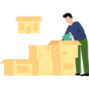 پیش‌نمایش فایل boy-packing-things-from-home-into-boxes-8084904 از پک نقل مکان به خانه جدید