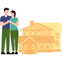 پیش‌نمایش فایل couple-shifting-to-new-house-8084917 از پک نقل مکان به خانه جدید