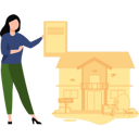 پیش‌نمایش فایل girl-contacting-the-relocation-service-8084916 از پک نقل مکان به خانه جدید