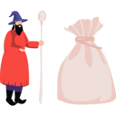 پیش‌نمایش فایل magical-man-holding-wand-8084732 از پک جادو