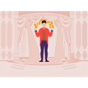 پیش‌نمایش فایل magician-showing-card-tricks-8084718 از پک جادو