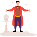 پیش‌نمایش فایل male-magician-performing-magic-8084730 از پک جادو