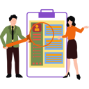پیش‌نمایش فایل business-people-checking-candidate-cv-8084697 از پک مصاحبه و فرآیند استخدام