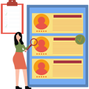 پیش‌نمایش فایل girl-selected-candidate-for-job-8084712 از پک مصاحبه و فرآیند استخدام