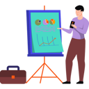 پیش‌نمایش فایل man-presenting-analysis-report-8070988 از پک فعالیت‌های اداری