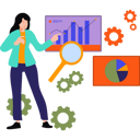 پیش‌نمایش فایل woman-managing-business-bar-graph-8071001 از پک فعالیت‌های اداری