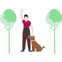 پیش‌نمایش فایل boy-is-on-a-walk-with-his-pet-8071107 از پک زندگی سالم