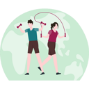 پیش‌نمایش فایل couple-doing-exercising-together-8071101 از پک زندگی سالم