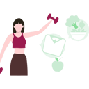 پیش‌نمایش فایل girl-exercising-with-dumbbells-8071111 از پک زندگی سالم