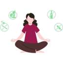پیش‌نمایش فایل girl-is-meditating-8071116 از پک زندگی سالم