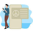 پیش‌نمایش فایل boy-reading-article-on-peace-8102259 از پک صلح