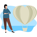 پیش‌نمایش فایل girl-looking-at-peace-hot-air-balloon-8102266 از پک صلح