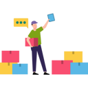 پیش‌نمایش فایل delivery-boy-holding-box-8102106 از پک فرآیند خوش‌آمدگویی