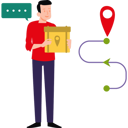 پیش‌نمایش فایل delivery-location-8102114 از پک فرآیند خوش‌آمدگویی