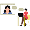 پیش‌نمایش فایل boy-video-call-with-girl-8102156 از پک جلسه آنلاین و کنفرانس تلفنی