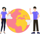 پیش‌نمایش فایل boy-and-girl-playing-with-paper-airplanes-8102208 از پک کاغذ