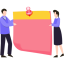 پیش‌نمایش فایل boy-and-girl-working-on-sticky-notes-8102206 از پک کاغذ