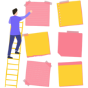 پیش‌نمایش فایل boy-working-on-notes-8102199 از پک کاغذ
