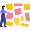 پیش‌نمایش فایل girl-looking-at-torn-papers-8102193 از پک کاغذ