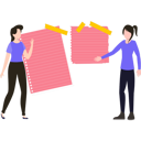 پیش‌نمایش فایل girls-working-on-papers-8102202 از پک کاغذ