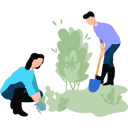 پیش‌نمایش فایل boy-and-girl-planting-plants-8102223 از پک پارک