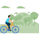 پیش‌نمایش فایل boy-riding-bicycle-in-park-8102233 از پک پارک