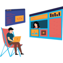 پیش‌نمایش فایل boy-working-on-website-8157379 از پک تکنولوژی