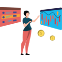 پیش‌نمایش فایل girl-looking-at-dollar-analytics-8157385 از پک تکنولوژی