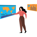 پیش‌نمایش فایل girl-looking-at-map-chart-8157395 از پک تکنولوژی