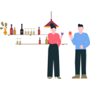 پیش‌نمایش فایل boy-and-girl-enjoying-drinks-at-bar-8157912 از پک شراب